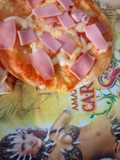 Pizza con tortilla de harina