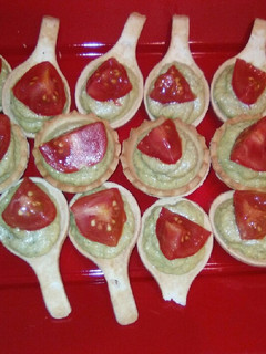 Una foto de Tartaletas con paté de aceitunas