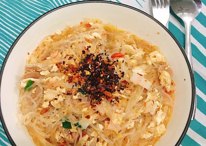 Yuk intip, Resep memasak Soun sosis kuah praktis &amp; pedas yang gurih