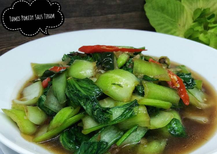 Resep Tumis Pokcoy Saus Tiram Oleh Julie Kustianingsih Cookpad