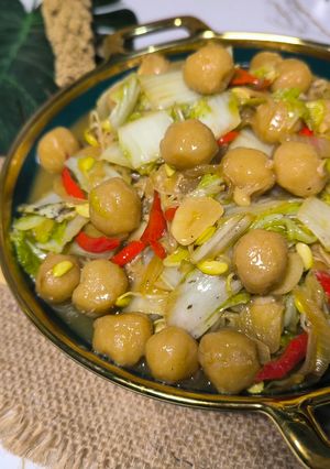 Foto resep Tumis mini baso campur