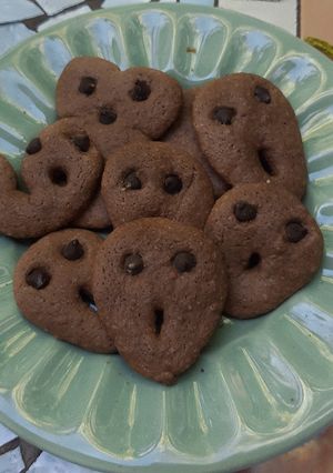 Una foto de Galletitas de chocolate alienígenas