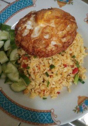Foto resep Nasi goreng kunyit mengkudu ala kampung