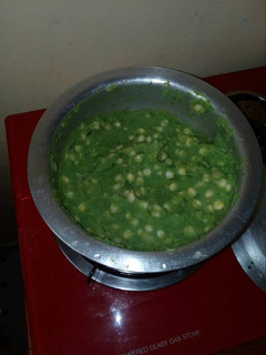 A picture of Mashed potatoes (mukimo).
