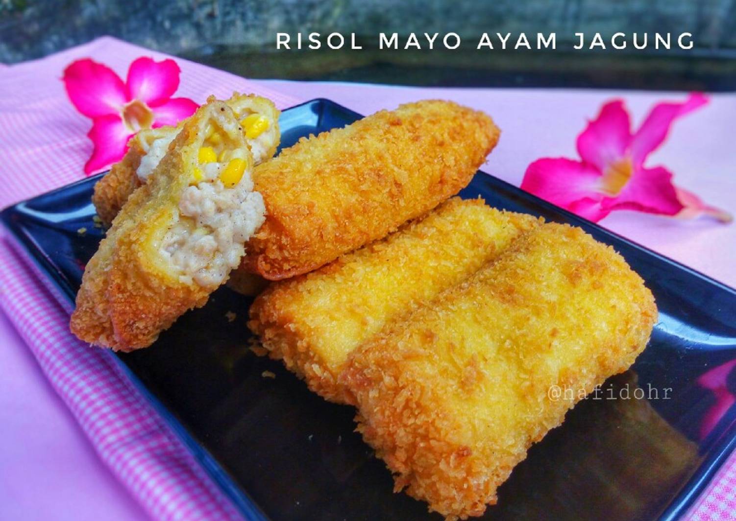 Resep Risol Mayo Isi Ayam Jagung Oleh Hafidohr Cookpad