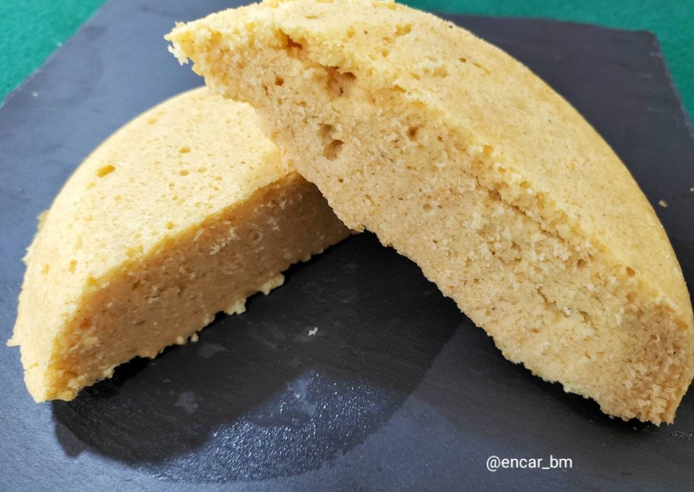 Panecillo de maíz en microondas