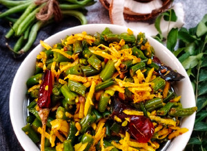 A picture of Green Beans Poriyal.