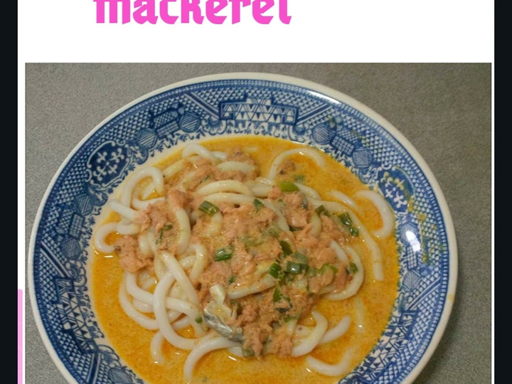 Cara Membuat Lakse udon mackerel Yang Sederhana