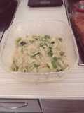 Refreshing cucumber cream salat