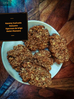 Una foto de Galletitas de avena, salvado, germen de trigo y banana
