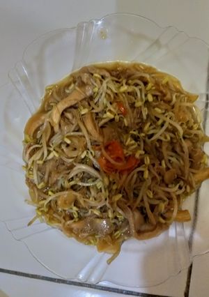 Foto resep Tumis jamur dan toge saus tiram