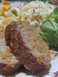 Una foto de Cerdo a la naranja