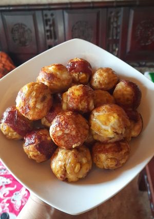 Foto resep Bola corn beef