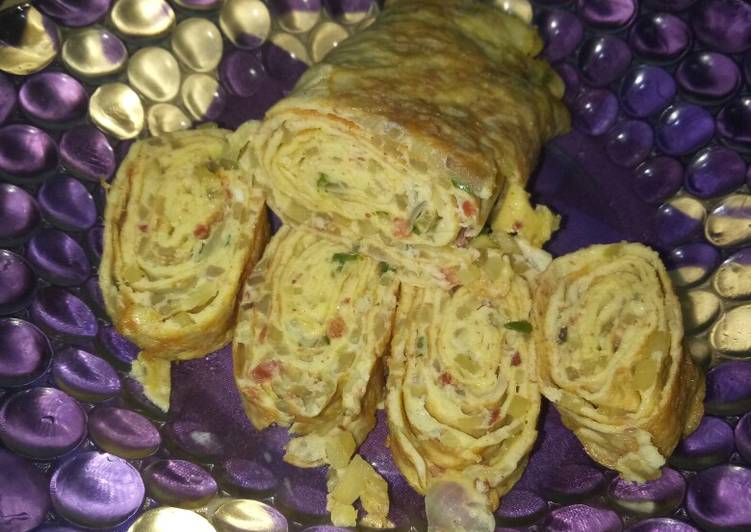 Resep masakan Cornet Egg Roll | Resep Bumbu Cornet Egg Roll Yang Sedap
