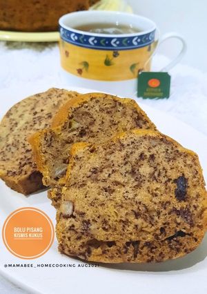 Foto resep Bolu pisang kismis kukus NO MIXER NO OVEN
