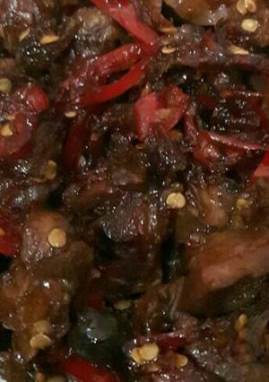 Foto resep Sambel Goreng Ampela Pedas