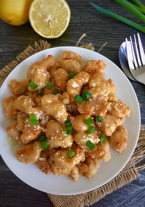 Foto resep Ayam Tepung Saos Lemon Madu