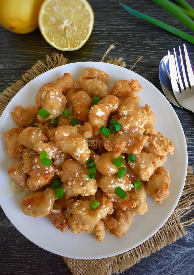 Foto resep Ayam Tepung Saos Lemon Madu
