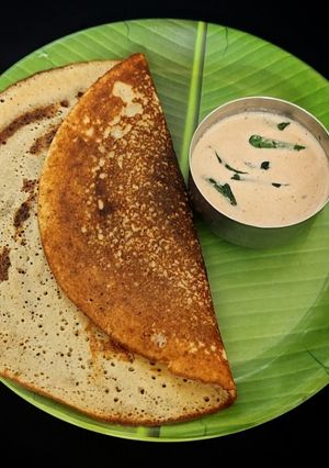 A picture of Foxtail Millet Dosa.