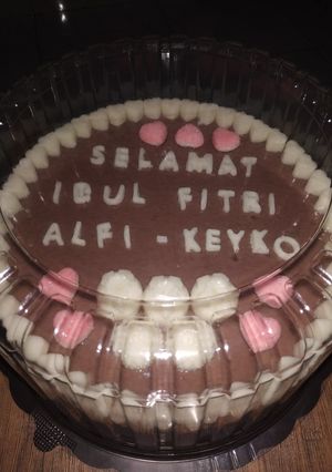 Foto resep Puding susu 4 lapis vanilla-strowbery-oreo-coklat