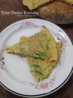 Foto resep TGBA • Telur Dadar Kentang | Spanish Omelette