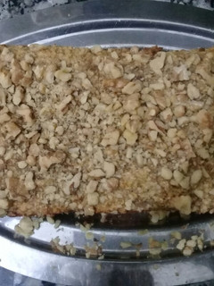 Una foto de Budín de banana y nueces