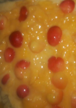 A picture of Mango ice cream.