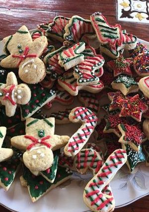 Una foto de Galletas navideñas