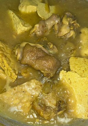 Foto resep Ayam ungkep tahu tempe