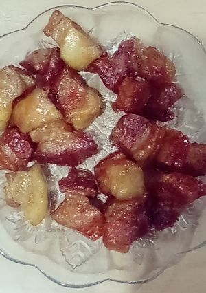 รูปของ หมูคั่วน้ำปลา สูตรคีโต โดยหม้อทอดไร้น้ำมัน