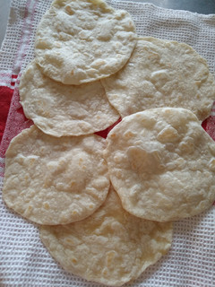 Una foto de Tortillas de harina de mi abuela