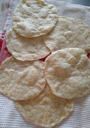 Una foto de Tortillas de harina de mi abuela