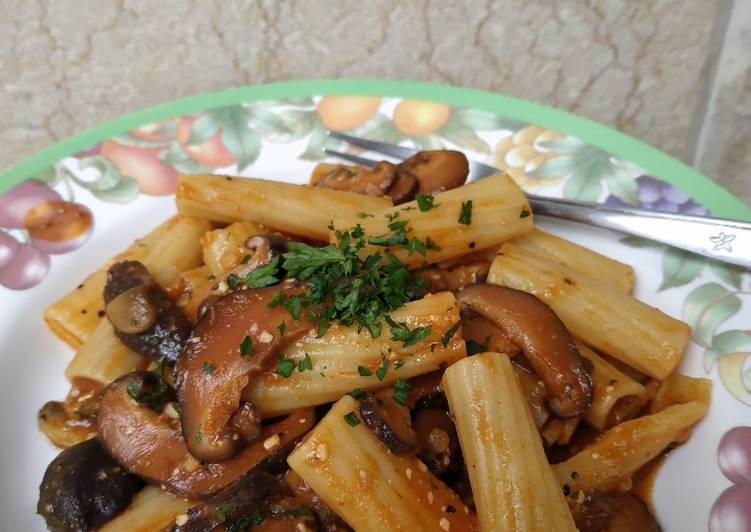 Resep Pasta with Mushroom Sauce, Bikin Ngiler