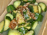 Japanese Smashed Cucumber with Umeboshi