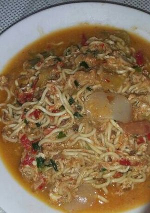 Foto resep Seblak mie instan😊