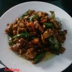 Foto resep Orek tempe pedas manis gurih