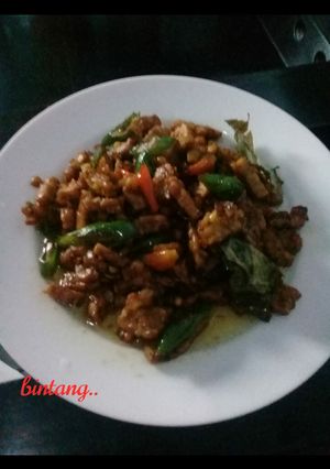 Foto resep Orek tempe pedas manis gurih