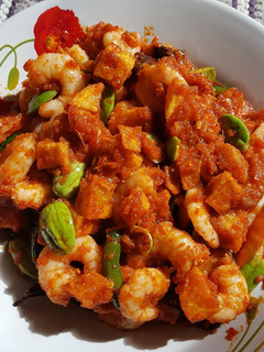 Foto resep Sambal balado kentang udang pete