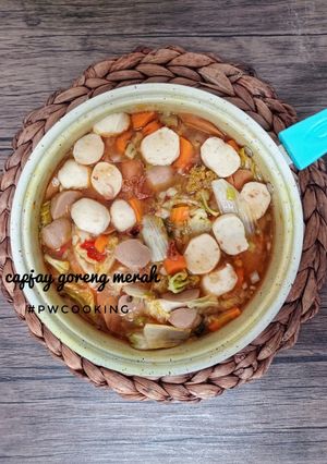 Foto resep Capjay goreng merah