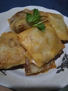 Foto resep Lumpia isi spicy tuna