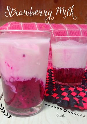 Foto resep Strawberry Milk