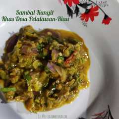 A picture of Sambal Kunyit khas Pelalawan-Riau.