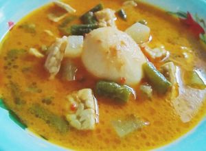 Foto resep Sayur Lodeh Labu Siam, Kacang Panjang, Telur, Tahu Tempe