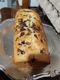 Budín de vainilla con chips de chocolate