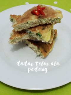 Foto resep Dadar telur ala padang/Telur dadar ala padang