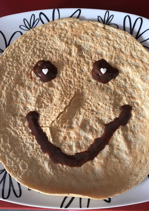 Una foto de Crep de avena en mambo