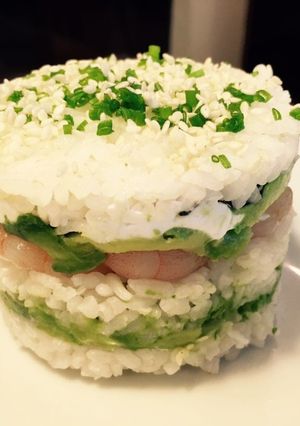 Una foto de Arroz para sushi