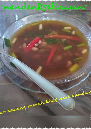 Foto resep Sayur kacang merah khas dr bandung