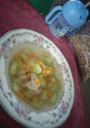 Foto resep Sayur bening oyong wortel