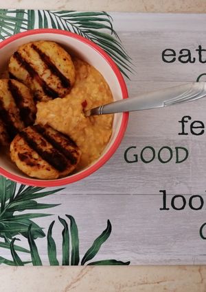 Újévi pikáns lencsefőzelék recept fotója